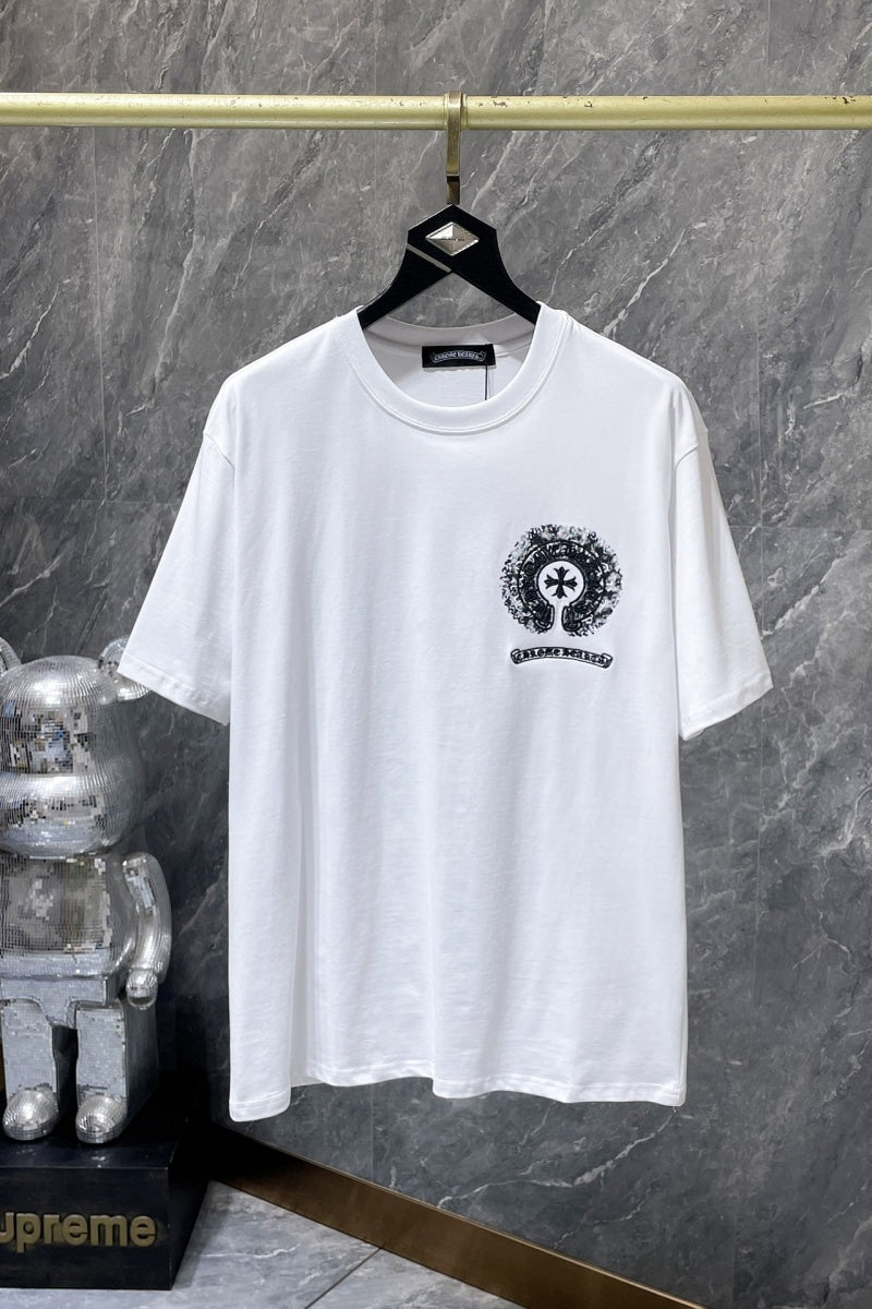 Chrome heart T shirts High-quality 100% cotton streetwear