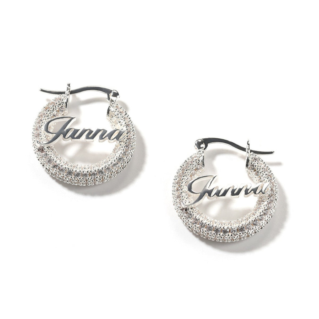 Earrings Zircon Custom Word Earrings Spectrum St. Valentine's