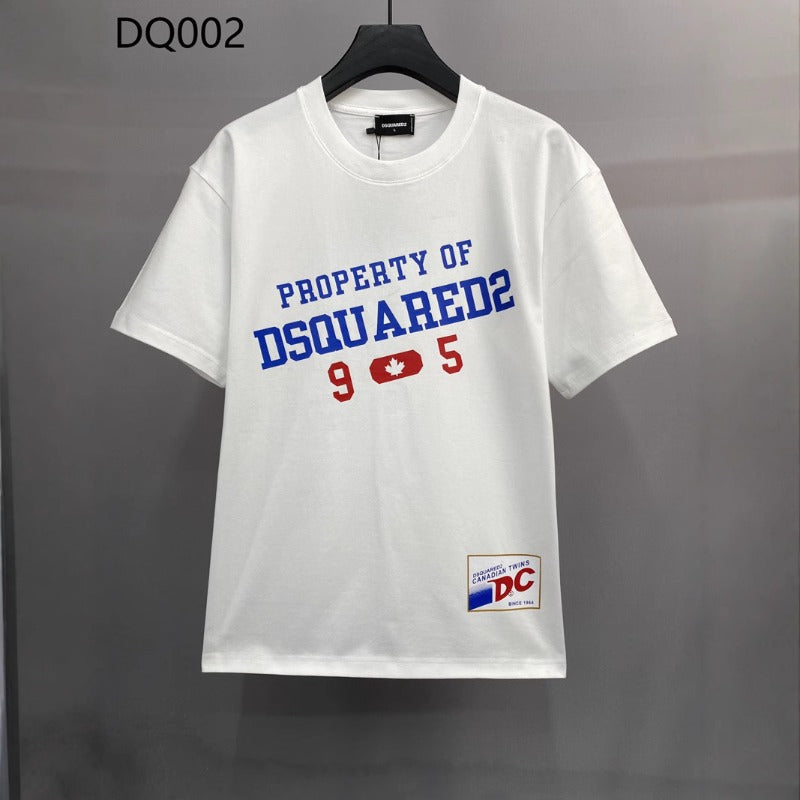 DSQ2 T Shirts Alphabet Top Bottom Shirt