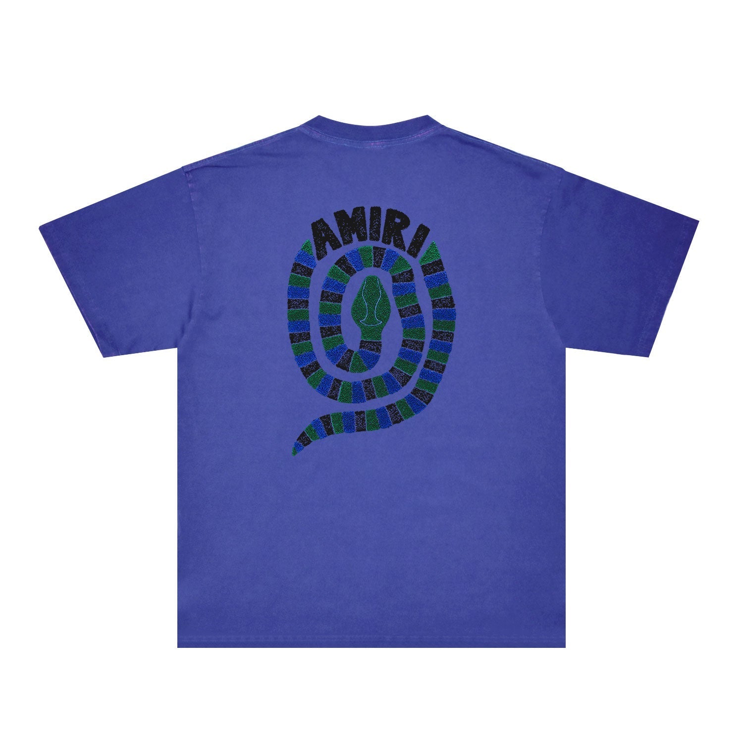 Amiri Washed Distressed T Shirt Printed Trendy Pure Cotton