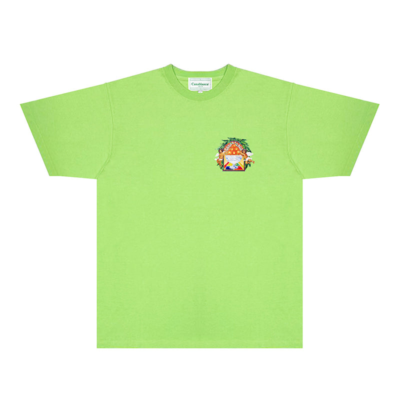 Casablanca T Shirts Fashion Print Street