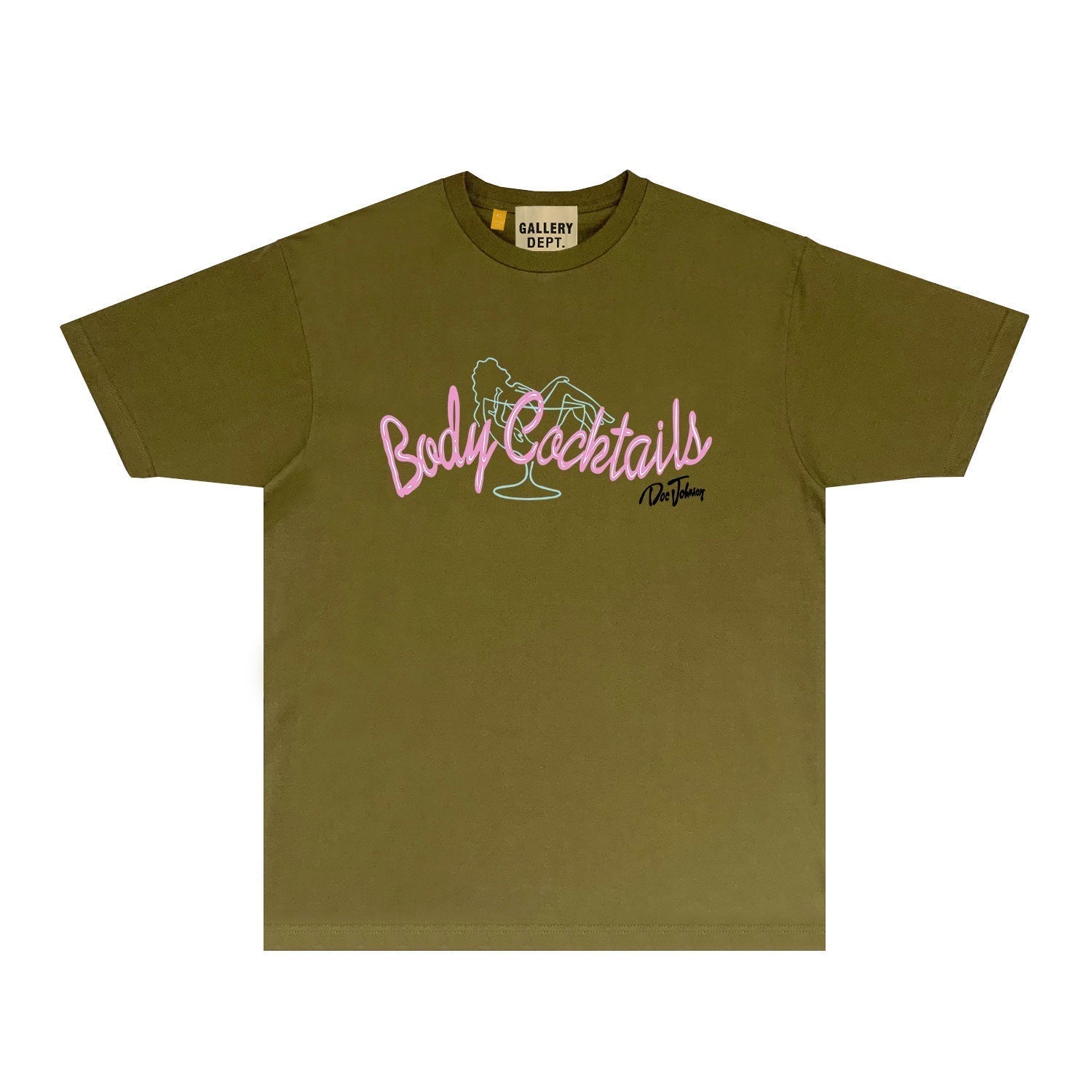 Gallery Dept T Shirt Retro Printed Loose Short-Sleeved Shirt (part2)
