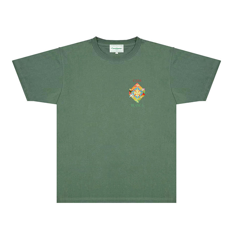 Casablanca T Shirts Fashion Print Street