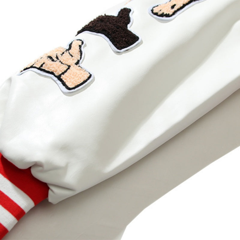 American-style baseball jacket James-style Price Stadium Jacket ¨C a varsity-style sports jacket featuring intricate, full-coverage embroidery.