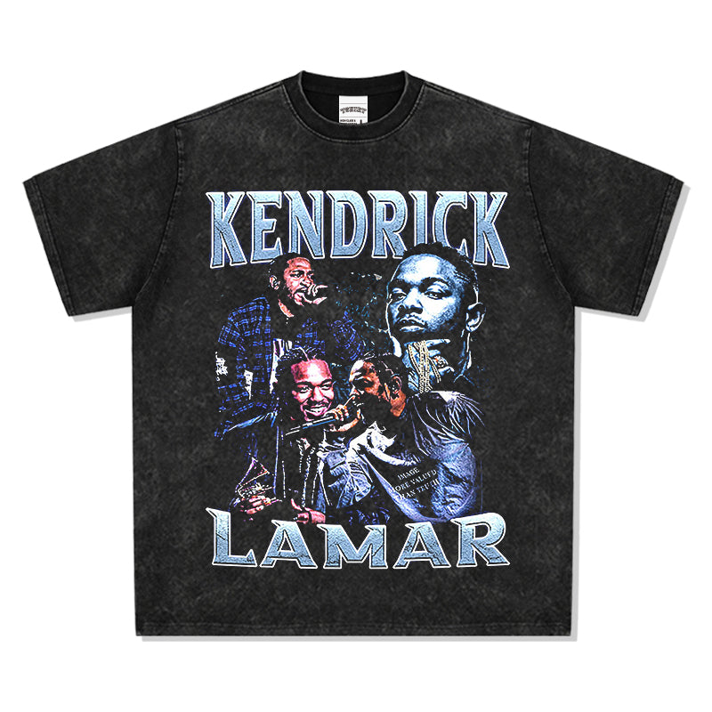 KENDRICE blue gradual change t-shirt