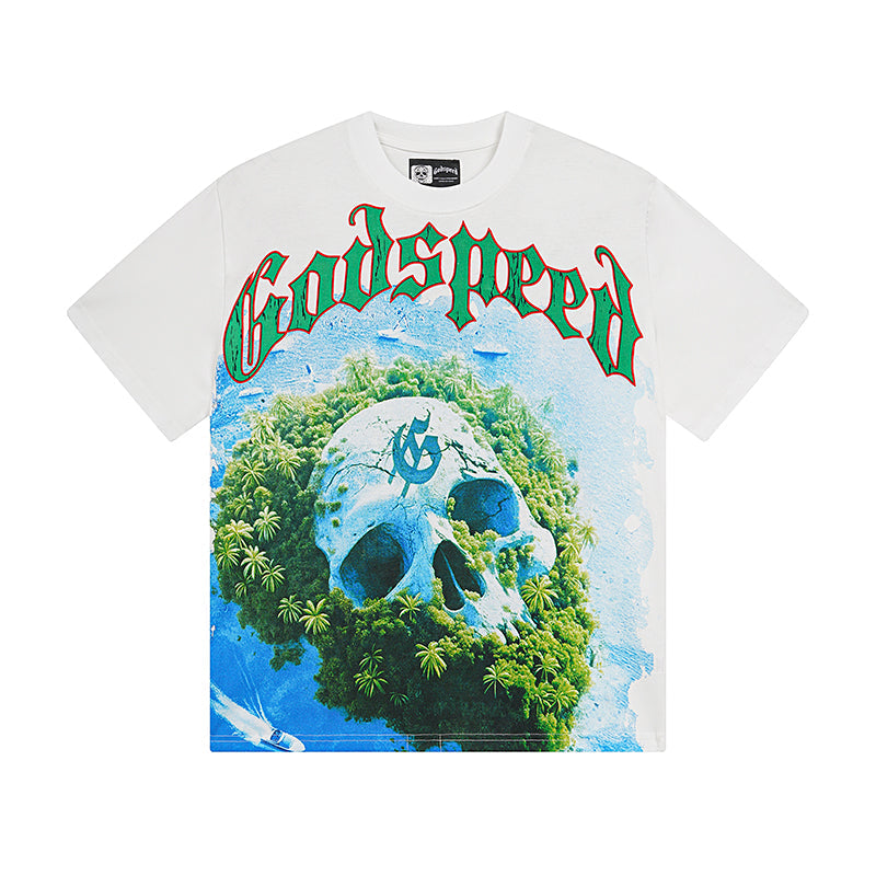 Godspeed T-Shirt Retro Fantasy Pattern