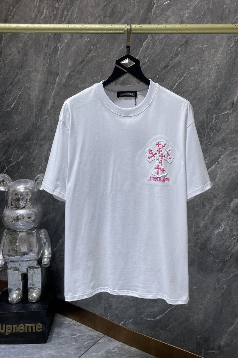 Chrome heart T shirts High-quality 100% cotton streetwear