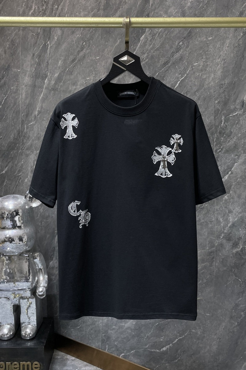 Chrome heart T shirts High-quality 100% cotton streetwear