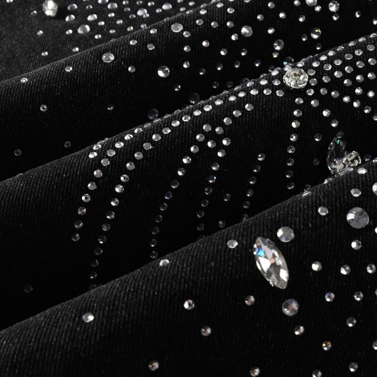 Mens trendy purple jeans, 100% cotton Rhinestones #9125