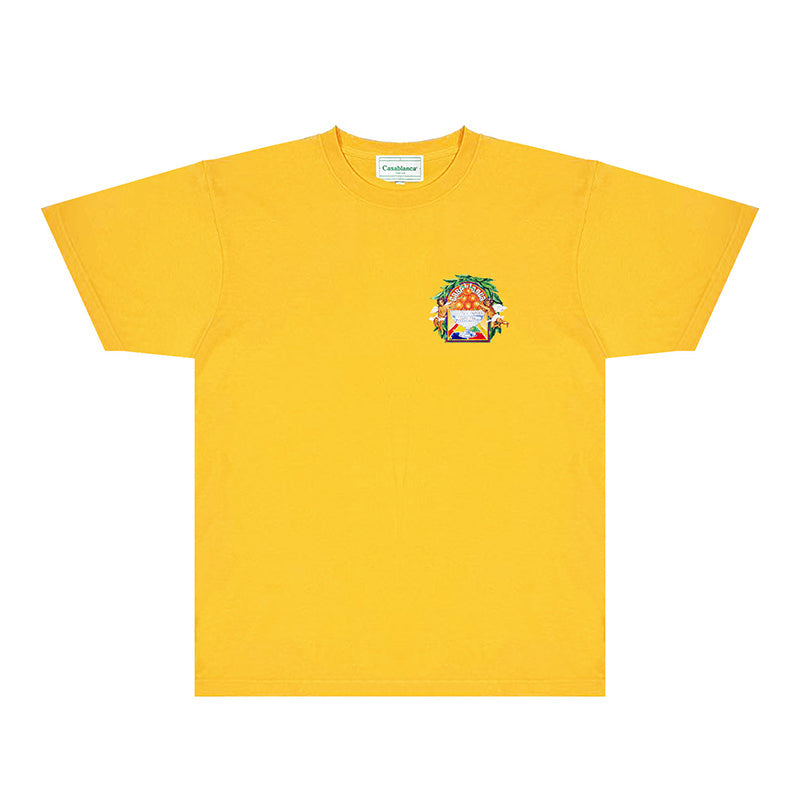 Casablanca T Shirts Fashion Print Street