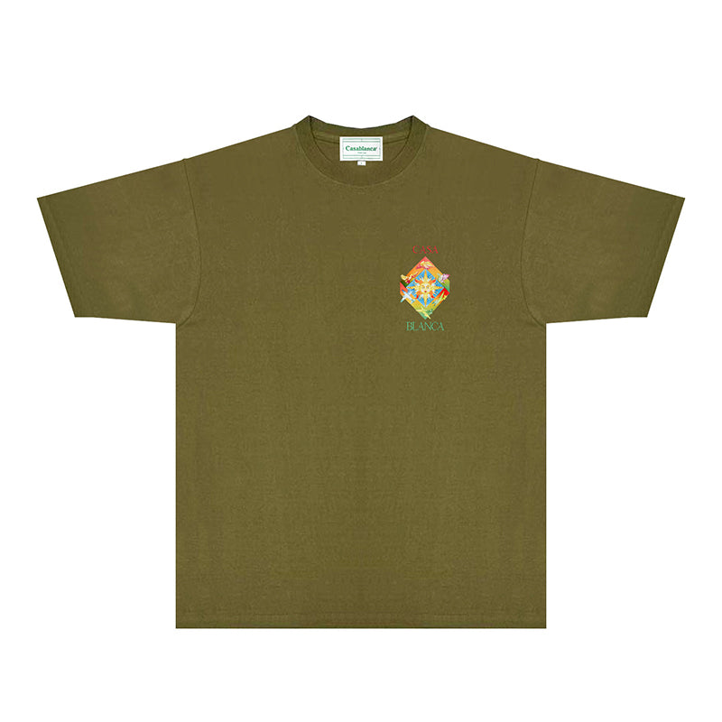 Casablanca T Shirts Fashion Print Street