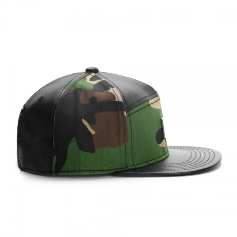 Trendy flat brimmed snapback hats shade