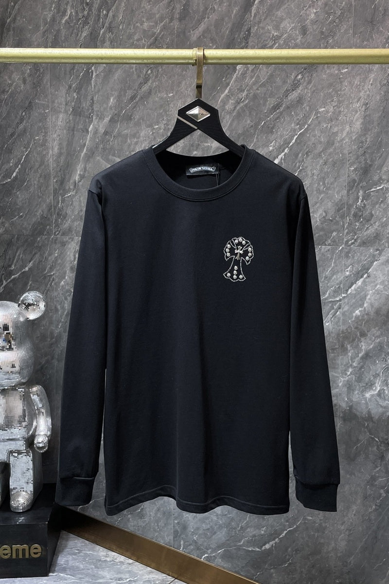 Chrome heart Long Sleeve Shirts High-quality 100% cotton streetwear
