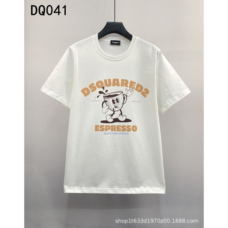 DSQ2 T Shirts Color Printed Trend Brand