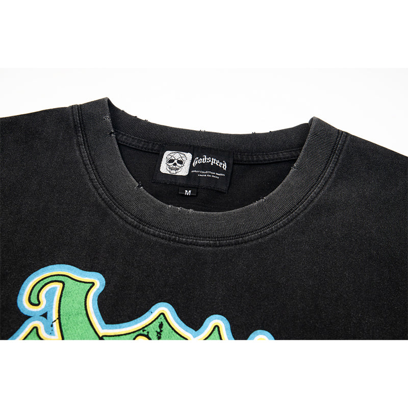 Godspeed T-Shirt Retro Fantasy Pattern