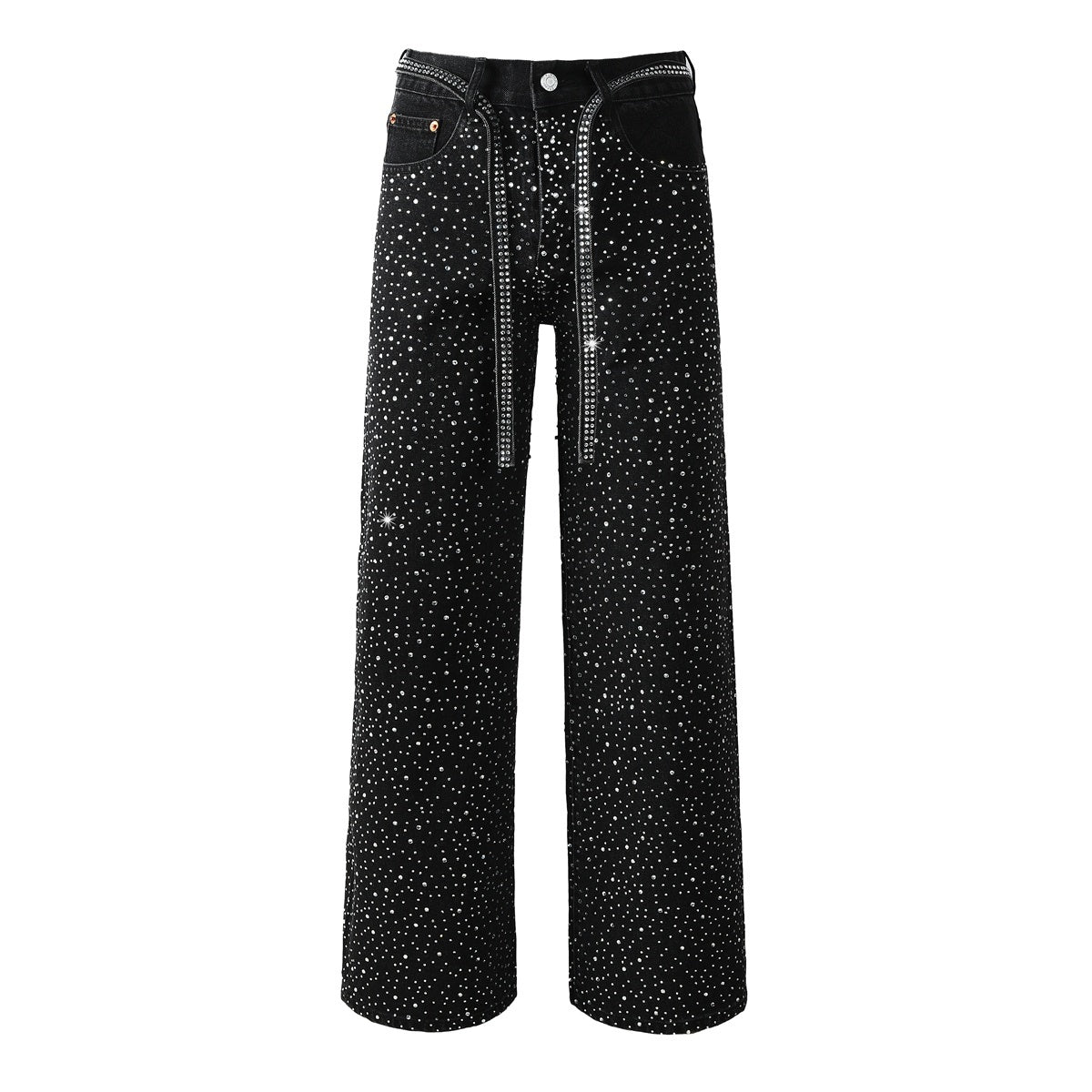 Mens trendy purple jeans, 100% cotton  Jeans Rhinestones #9128