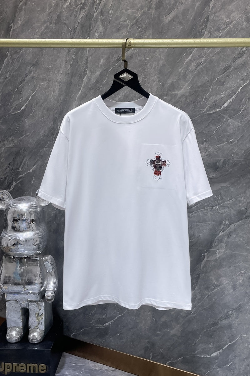 Chrome heart T shirts High-quality 100% cotton streetwear