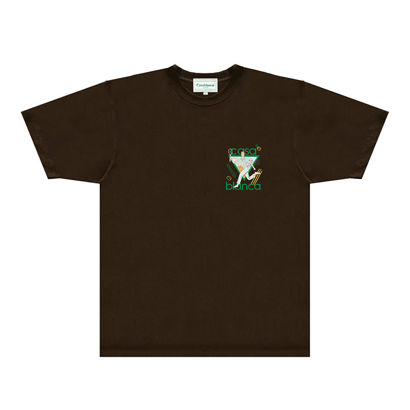 Casablanca T Shirts Fashion Print Street