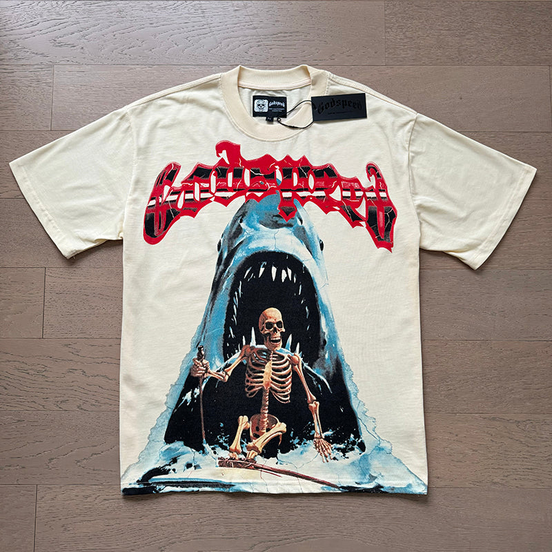 Godspeed T-Shirt Retro Fantasy Pattern