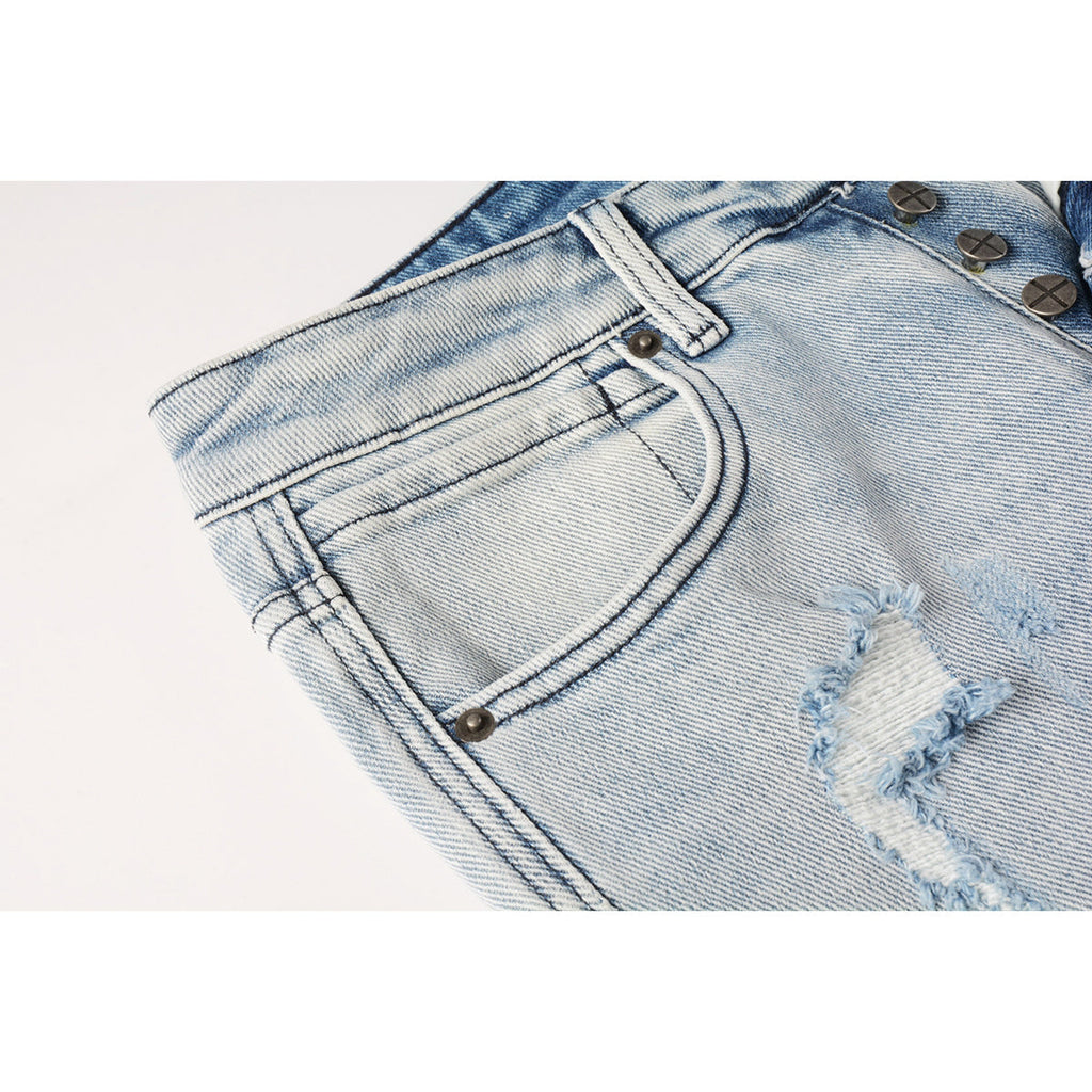 KSUBI Jeans Men's Straight High Street Pants