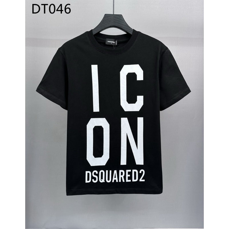 DSQ2 T Shirts Crew Neck Cotton Bottom Shirt